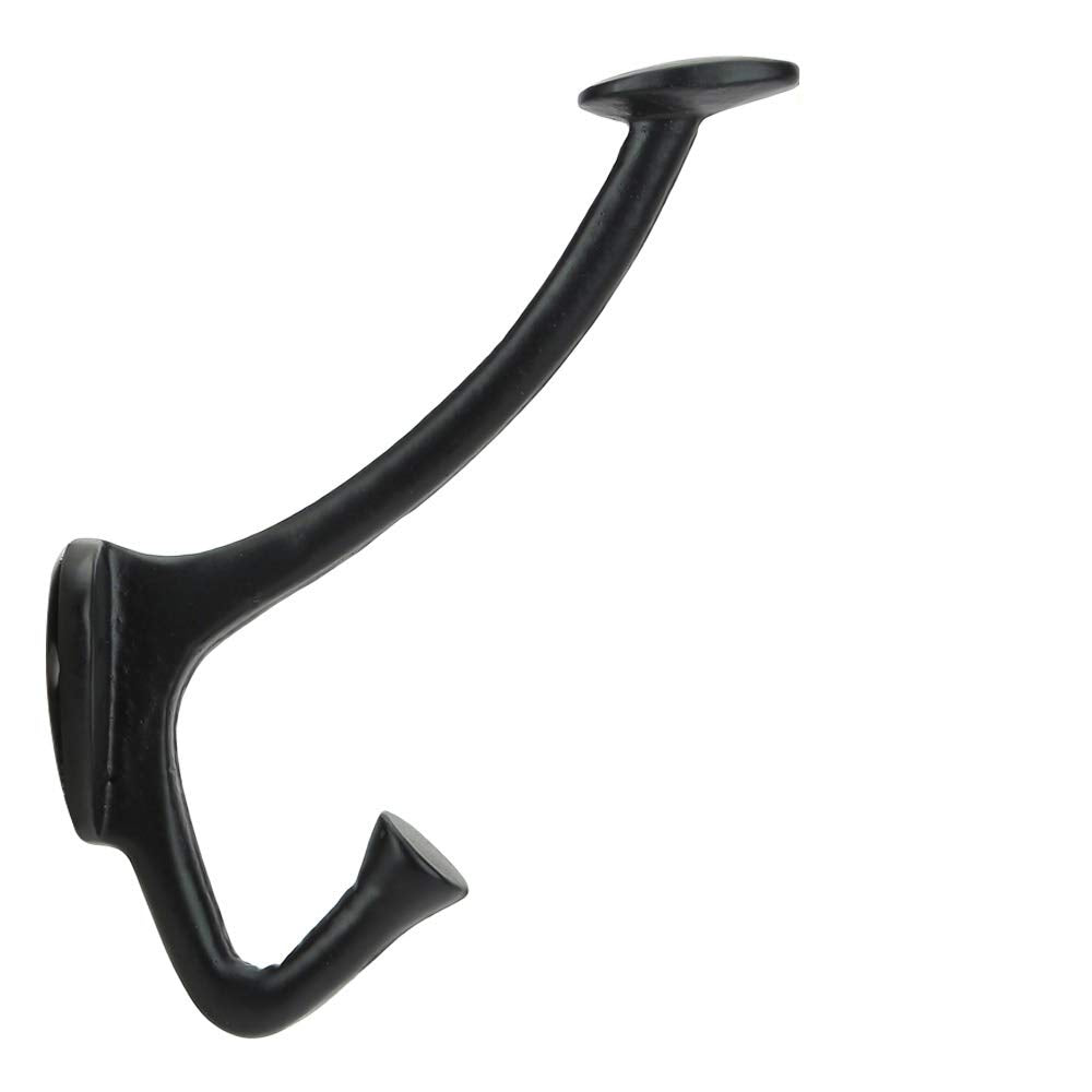 Wrought Iron Double Hat or Coat Hook 5 inch