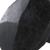 (Set of 12) 1 1/4 x 1 Inch Round Pyramid Decorative Iron Nails/Clavos, Natural Black Iron Finish