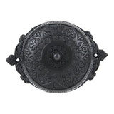 A29 Decorative Mechanical Doorbell - Old Fashioned Twist Door Bell with Manual Hand Turn Chime - Vintage Solid Brass Doorbell in Oil Rubbed Bronze Finish - Non-Electric, Wireless Victorian Doorbell