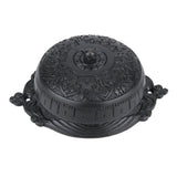 A29 Twist Hand-Turn Solid Brass Wireless Mechanical Doorbell Chime in Oil Rubbed Bronze Finish Vintage Decorative Antique Victorian Door Bell with Easy Installation