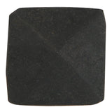 (Set of 6) 3/4 x 1 Inch Square Pyramid Decorative Iron Nails/Clavos, Natural Black Iron Finish