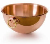 A29 Egg White Bowl, 100% Solid Pure Copper, 10-Inch, 4.9 Quart