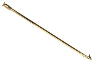 A29 Fire Starter Blow Pipe/Poker Solid Brass 46.25 Inches