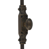A29 6 Feet Solid Brass Corinthian Window Cremone Bolt, Antique Brass Finish