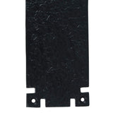 Push Plate with Black Powder Coat Finish Heavy Duty Easy Installation Hardware Sold as Each