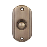 Wired Brass Doorbell Chime Push Button in Antique Brass Finish Vintage Decorative Door Bell with Easy Installation