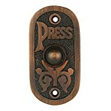 A29 Bell Push Button, Oil Rubbed Bronze Finish