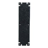 \Push Plate with Black Powder Coat Finish Heavy Duty Easy Installation Hardware | Single Unit | 11 5/8 inch Height x 3 inch Width