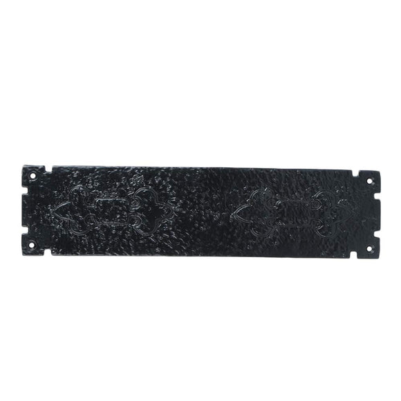 Push Plate with Black Powder Coat Finish Heavy Duty Easy Installation Hardware Sold as Each