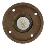 Wired Iron Doorbell Chime Push Button in Antique Brass Finish Vintage Decorative Door Bell with Easy Installation