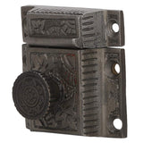 Iron Cabinet Latch Handmade Antique Iron Finish Latch for Cabinet Closet Kitchen Door Windsor Design Sold as Each