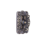 A29 Twist Hand-Turn Solid Brass Wireless Mechanical Doorbell Chime in Antique Brass Finish Vintage Decorative Victorian Door Bell with Easy Installation